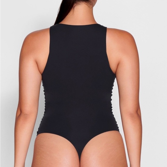 NEW SKIMS Fits Everybody High Neck Bodysuit BLACK - Picture 4 of 5